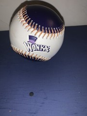 Willy Wonka Wonka Bars Purple Ultra Rare Baseball Ball Souvenir Promotional