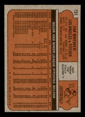 1972 Topps Baseball #151 Jim Brewer EX *d2