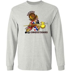 San Diego Conquistadors Long Sleeve Shirt Classic | ABA Basketball Team