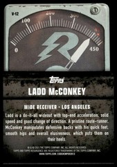 2024 Topps Resurgence – Voltaic #V-12 Ladd McConkey Los Angeles Chargers NM+