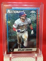 2025 Topps Series 1 Silver Pack Dylan Crews Mojo Refractor Nationals RC 195/199