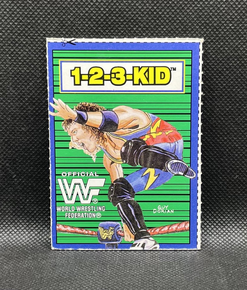 1995 WWF Just Toys Bend-Ems Series 2 1-2-3 Kid Card JusToys Bendems WWE X-Pac