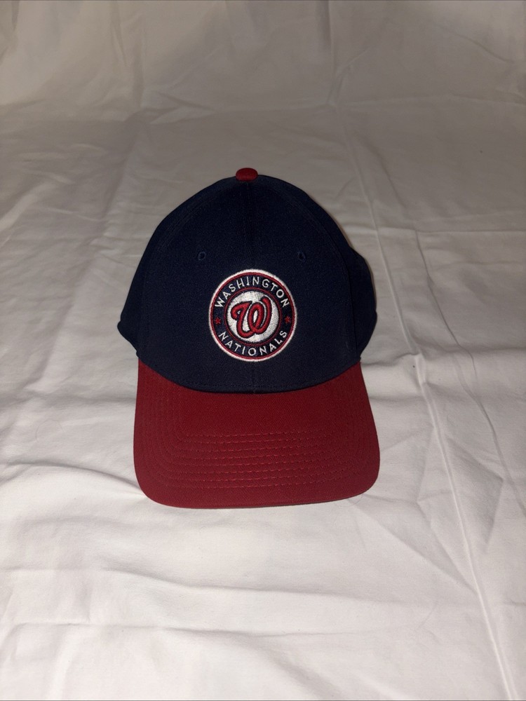 Washington Nationals Navy And Red Fitted Baseball Hat Size M/L