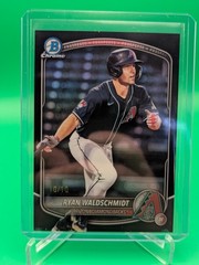 2025 Bowman Chrome Draft Ryan Waldschmidt Black Refractor #BDC41 ROOKIE #10/10
