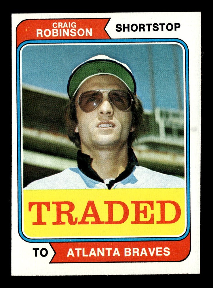 Craig Robinson 1974 Topps #23T Atlanta Braves Ex-Mt
