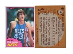 (50) Card Lot 1981 Topps Basketball Mike Gminski RC Rookie Card #78 East