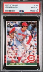 JOHN FRANCO RC 1985 Donruss #164 PSA 10 Reds | Mets ⚾️🏆