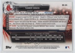 2017 Bowman Draft Green 62/99 Tanner Houck #BD-65 13iq