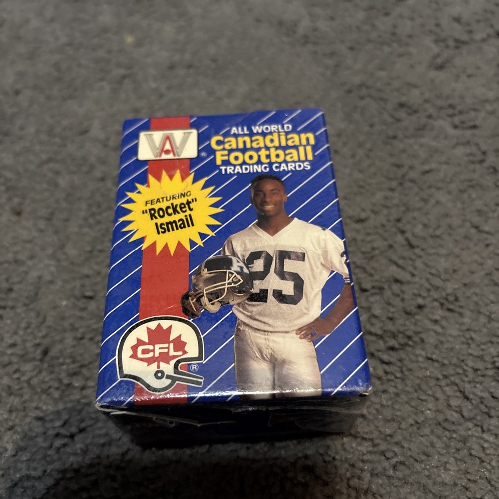 1991 All World Canadian Football CFL Trading Card Factory Sealed Box Rocket Isma