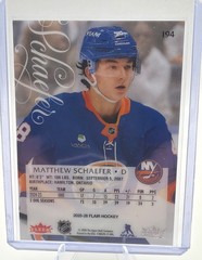 2025-26 Fleer Flair Hockey Matthew Schaefer #194