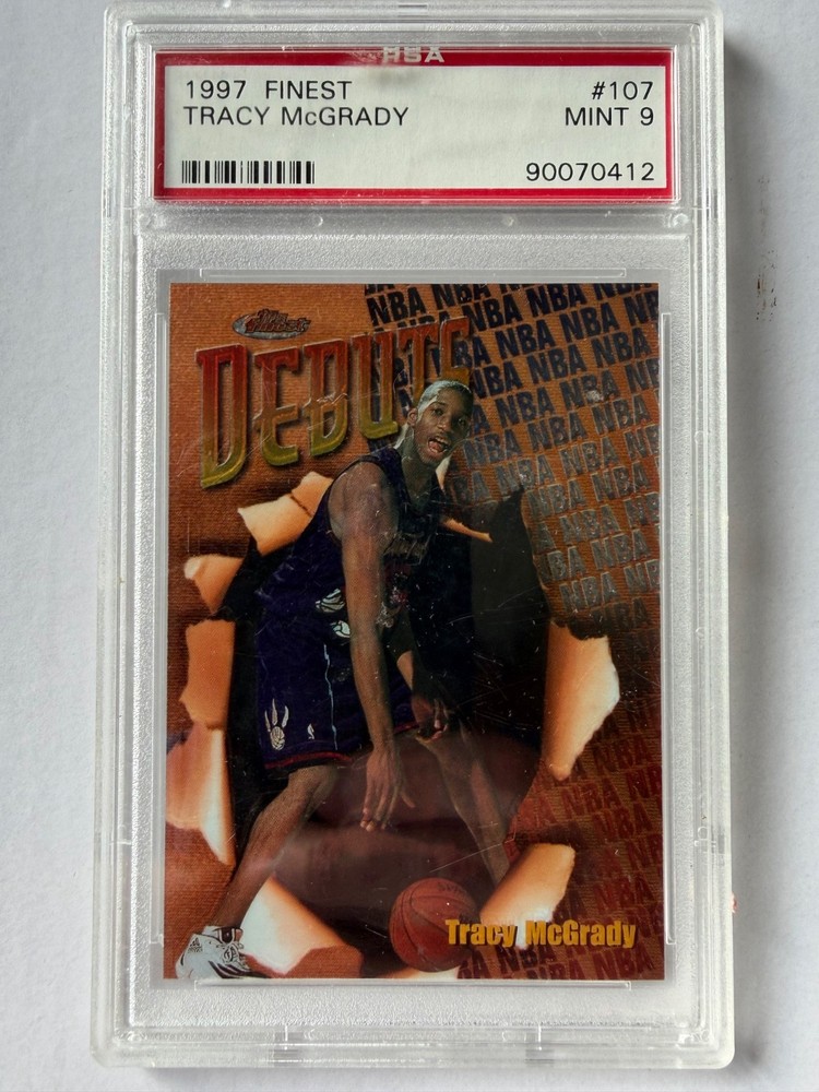1997-98 Topps Finest – Common Bronze Tracy McGrady #107 (RC)