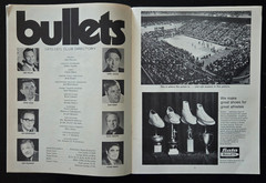 1970-71 BALTIMORE BULLETS BASKETBALL NBA PROGRAM v. CHICAGO BULLS EARL MONROE