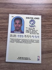 1989-90 Shelton Jones-NBA Hoops #306- Minnesota Timberwolves