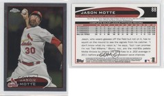 2012 Topps Chrome Jason Motte #88 2j3