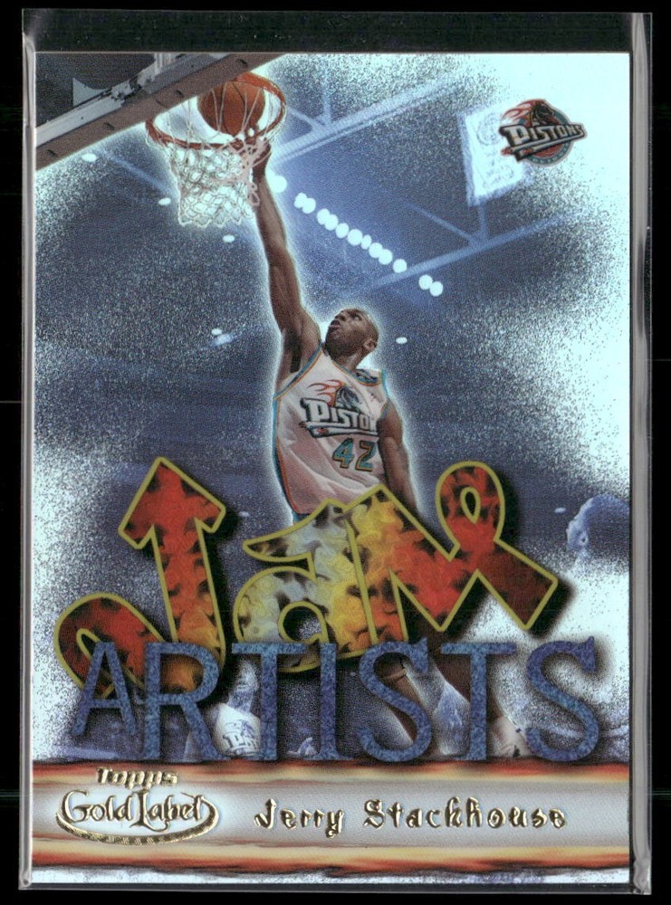 2000-01 Topps Gold Label #JA4 Jerry Stackhouse Jam Artists