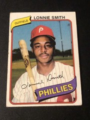 1980 Topps Burger King Philadelphia Phillies Lonnie Smith #14
