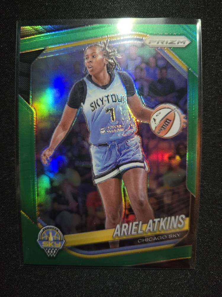 ARIEL ATKINS – 2025 WNBA Prizm #13 [Green Prizm] Chicago Sky – ARIEL ATKINS