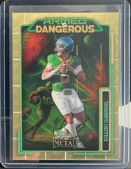 2026 Leaf Metal Football Dillon Gabriel Dangerous Super Prismatic Gold #d 1/1
