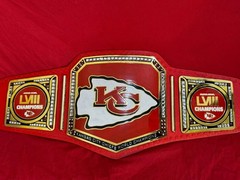 Custom Kansas city team World Championship Belt Adult Size 2MM Brass