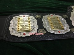 IWGP JR Heavyweight Wrestling Championship belt 4mm Zinc Silver Plated(3 Layer)