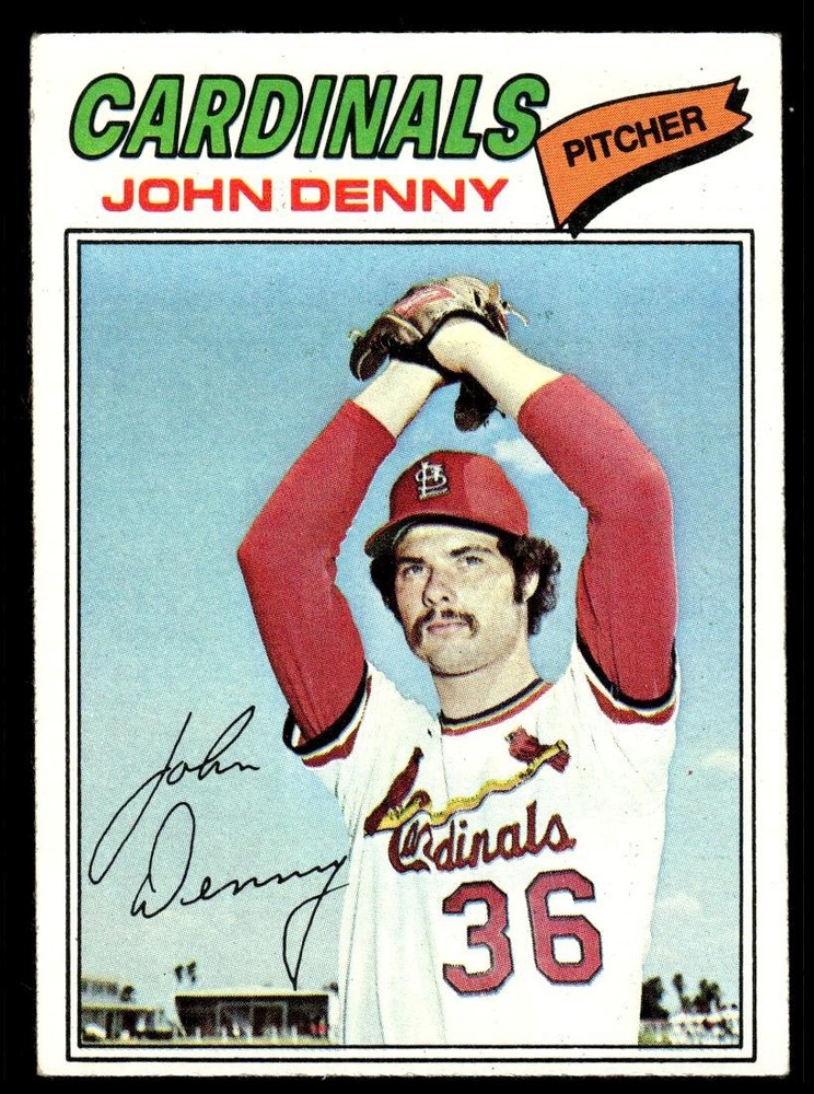 1977 Topps #541 John Denny St. Louis Cardinals