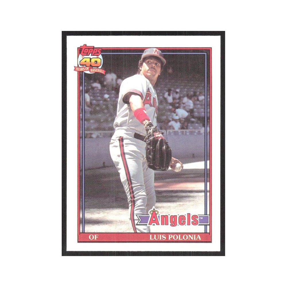 1991 O-Pee-Chee Luis Polonia Angels #107