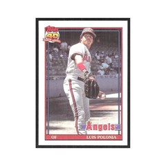 1991 O-Pee-Chee Luis Polonia Angels #107