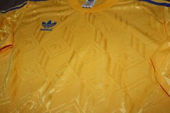 VINTAGE ADIDAS JERSEY LONG SLEEVE RETRO 1990/92 SOCCER TEMPLATE SHIRT SWEDEN S