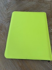 Rayvol Toploader Binder,Green 252 Toploaders 9-Pocket Top Loader Card Storage