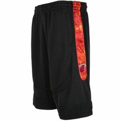 Zipway NBA Basketball Men&rsquo;s Miami Heat Big and Tall Blueprint Shorts, Black
