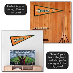 UT Dallas Comets 12 in X 30 in Wordmark College Pennant