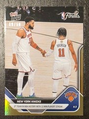 New York Knicks – 2025-26 – NBA Topps Now Card #328 – Gold /50