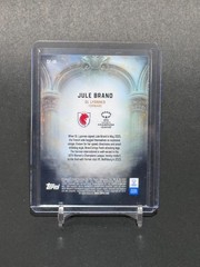 2025-26 Topps Chrome Womens UEFA #QF-18 Jule Brand Queens of Football Blue /150