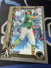 Nick Kurtz 2025 Topps Holiday #H40 Silver Glitter RC Athletics