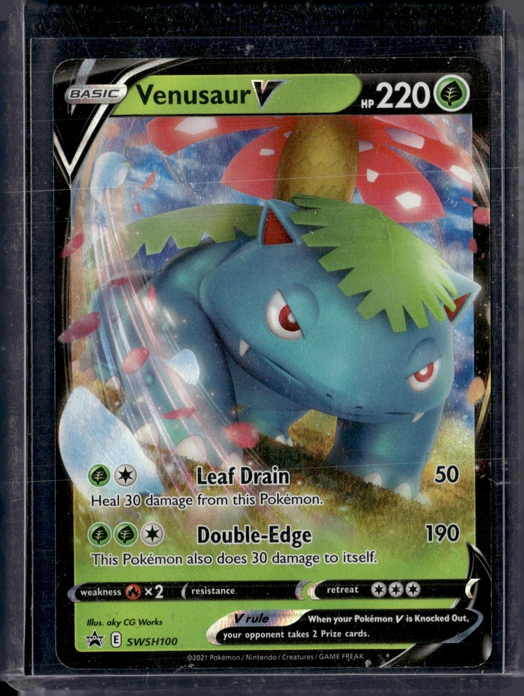 SWSH: Sword & Shield Promo Cards #SWSH100 Venusaur V