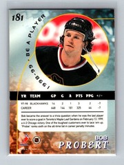 Bob Probert 1998-99 Be a Player Gold #181 Chicago Blackhawks