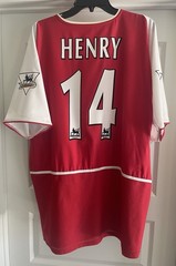 Vintage Nike 2002/2003 Arsenal FC Henry Soccer Jersey Invincibles XXL Y2K EPL
