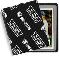 Ding Defend 110-Pack Trading Card Protector Shipping – 3.5 x 4.5 Inch Black Hobb