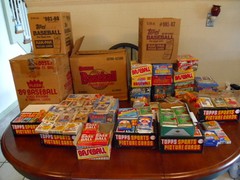 HUGE LOT OF VINTAGE UNOPENED BASEBALL CARD PACKS! 230 CARD LOTS PLUS BONUSES