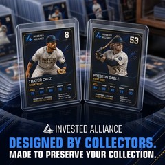 Invested Alliance 3×4 Regular 35PT Toploaders For Standard Cards – Bundle Pack
