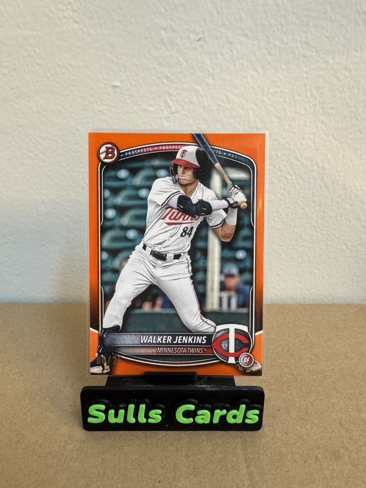2025 Bowman – Prospects Walker Jenkins #BP-1 Orange /25 (RC)