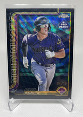 2025 Topps Pro Debut Chrome Black Wave Refractor /10 Billy Amick #PDC-83 03ox