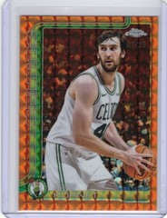 2025-26 Topps Chrome – Luke Kornet Geometric Orange Refractor #/25 Celtics