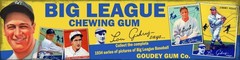 6&Prime;x24&Prime; 1934 Goudey Baseball Card Advertisement PVC Print Poster – Lou Gehrig