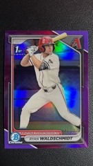 2024 Bowman Draft – Chrome Ryan Waldschmidt #BDC-18 Purple Refractor /250 AZ