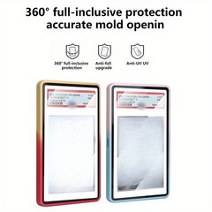 10pcs/set Magnetic Metal Slab Bumper Case UV-Resistant For 35pt PSA Graded Cards