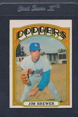 1972 OPC O-Pee-Chee #151 Jim Brewer Dodgers EX *112