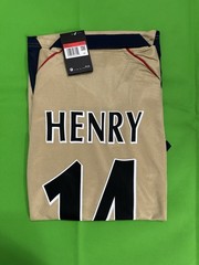 Thierry Henry Arsenal Sega 2001/2002 Away Jersey Retro New Size L