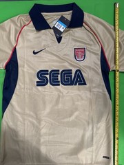 Thierry Henry Arsenal Sega 2001/2002 Away Jersey Retro New Size M