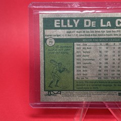 2026 Topps Heritage Elly de La Cruz Black Chrome /77 Cincinnati Reds #70
